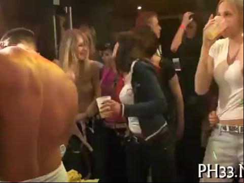 Wild fuck allover the night club